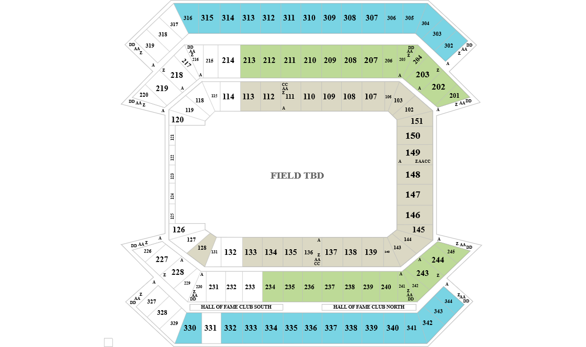 Raymond James Stadium Seating Chart For Concerts | Cabinets Matttroy